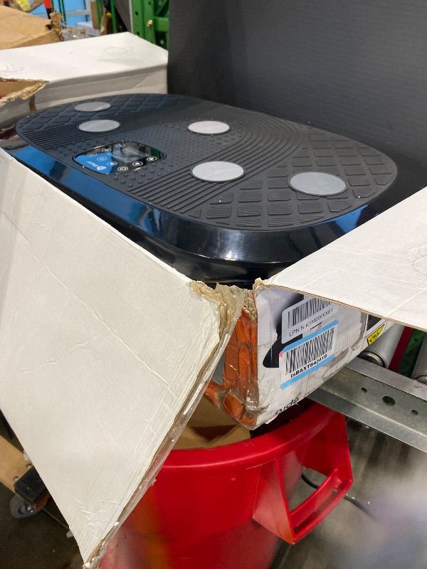 Photo 1 of [UNTESTED] LifePro Rumblex Plus 4D Vibration Plate Exercise Machine-Triple Motor Oscillation, Linear, Pulsation + 3D/4D Motion Vibration Platform,Whole Body Vibration Machine for Weight Loss&Shaping(Black)
