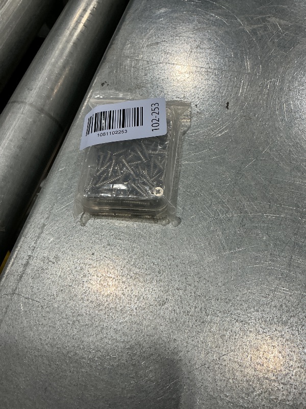 Photo 1 of #4 x 5/8 [100 Pack] Flat Head Phillips Drive Self Tapping Screws, Sheet Metal Screws, 304 Stainless Steel (18-8), Corrosion Resistant Screws for Wood, Sheet Metal and More