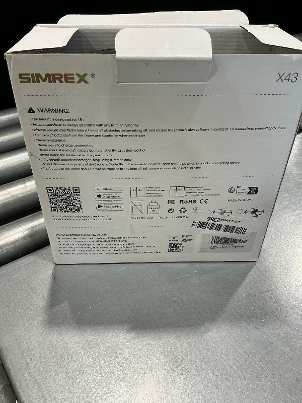 Photo 1 of [UNTESTED] SIMREX GPS Drone with Camera for Adults 4K, Brushless Motor Drones for Beginners ,5G WiFi FPV Foldable, Auto Return , Optical Flow & Altitude Hold,Gesture Control,Follow Me, Waypoint Flight, Toys Gifts for Teen Boys (Gray)