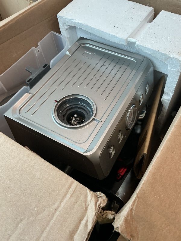 Photo 1 of [NONFUNCTIONAL] COWSAR 20 Bar Espresso Machine with Grinder & Milk Frother Steam Wand, 58mm Expresso Coffee machines, Commercial Stainless Steel Coffee Maker for Cappuccino and Latte, Perfect for Home Café-Sliver