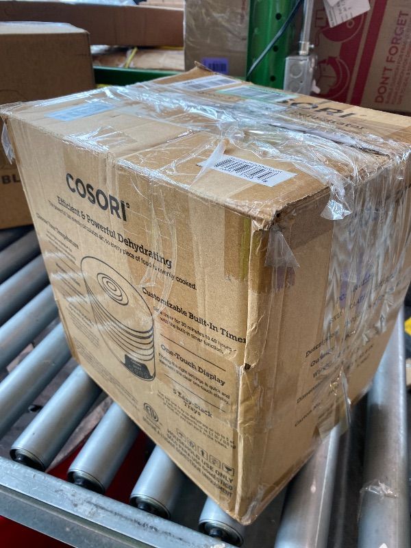 Photo 1 of [USED] Cosori Food Dehydrator Machine for Jerky, 5 BPA-Free Trays with 165°F Temperature Control and 48H Timer, 350W Dryer for Fruit, Herbs, Meat, Veggies and Dog Treats, 50-Recipes Book Included
