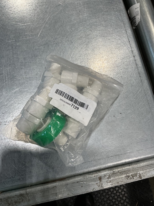 Photo 1 of 10 Pack 1/2 inch NPT Male Thread PVC Pipe Fitting Adapter Connector, PVC Pipe Coupling, 1/2 inch PVC Pipe Fitting for Sch40 PVC Pipe, PVC Pipe Connectors for Plumbing Water Line, Socket x NPT Male