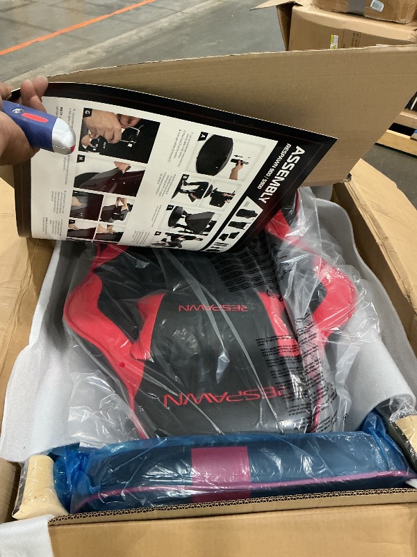 Photo 1 of ****CHECKED 7/19/25 - SOLD AS IS/ NO RETURNS - SALE FINAL - FOR PARTS ONLY****Respawn 900 Console Gaming Recliner with Footrest and Lumbar Support - Comfortable Ergonomic Gaming Chair with Headrest, No Wheels, Reclining, Heavy Duty, Racing Style Video Gam