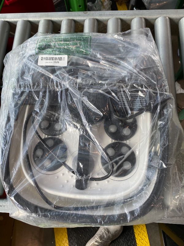 Photo 1 of [USED!] KNQZE Collapsible Foot Spa Electric Foot Bath with Heat, Bubble, Remote, 24 Motorized Shiatsu Massage Balls. Pedicure Soaking tub for Feet Stress Relax (Black)
