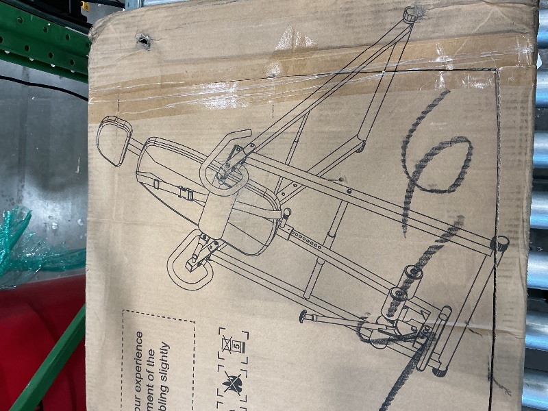 Photo 1 of ***UPDATED 7/3 AS IS/ NO RETURNS - SALE FINAL - FOR PARTS ONLY***YOLEO Gravity Heavy Duty Inversion Table with Headrest & Adjustable Protective Belt Back Stretcher Machine for Pain Relief Therapy (W1-Blue)