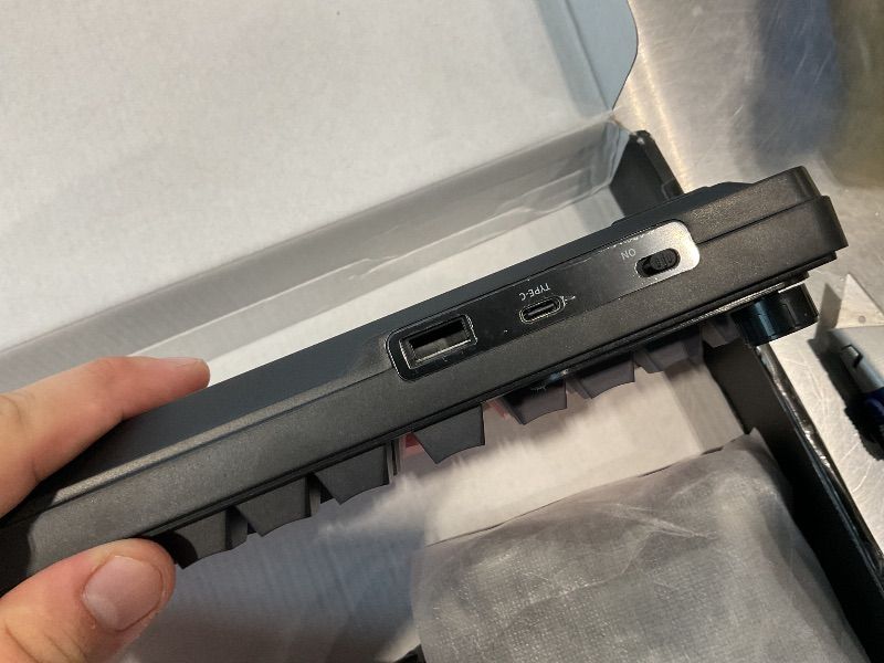 Photo 1 of [See Clerk Notes] BlueFinger Wireless Gaming Keyboard and Mouse Combo, RGB Backlit, Tri-Mode Bluetooth/2.4G/USB-C Wired, 98 Keys Quiet Keyboard with Number Pad, Volume Knob & Screen, 4800 DPI Mouse for PC/Mac/Laptop