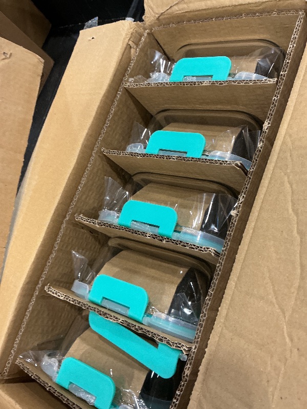 Photo 1 of [10-Pack]Glass Meal Prep Containers with Lids, MCIRCO Glass Food Storage Containers with Snap Locking Lids, Airtight Lunch Containers, Microwave, Oven, Freezer and Dishwasher, Green