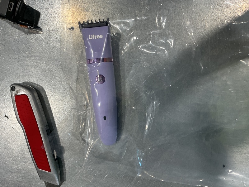 Photo 1 of **RAZOR CONSOLE AND BLADE COVER ONLY** Ufree Bikini Trimmer Electric Razors for Women, Ceramic Blade Body Hair Trimmer, IPX7 Waterproof Rechargeable Lady Shaver, Personal Groomer for Legs & Pubic Hair, Gifts for Women, Purple