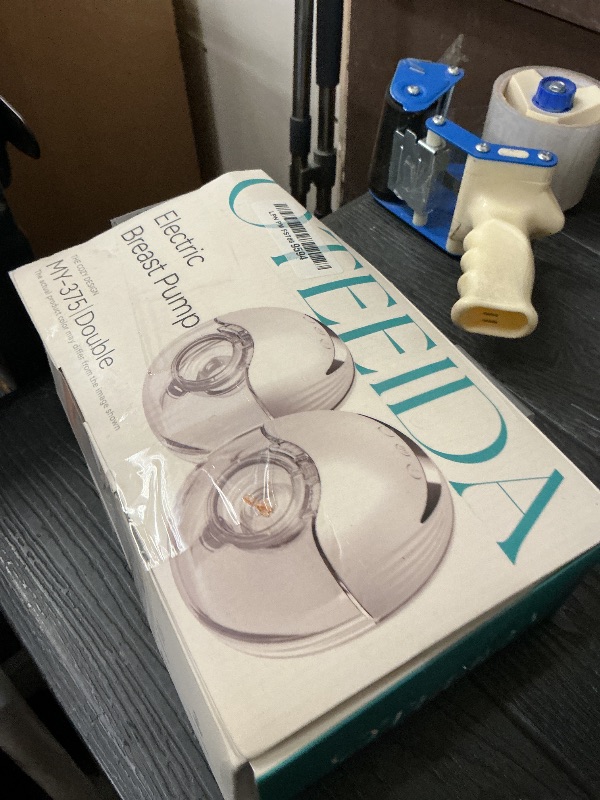 Photo 1 of Hands Free Breast Pump Wearable MY-375 - Strong Suction, Low Noise, Wearable Breastfeeding Pump with 4 Mode &12 Levels, Portable Electric Breast Pump 24mm - 19/21/Insert/Flange, 2 Pack (White)