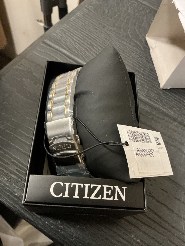 Photo 1 of Citizen Quartz Mens Watch, Stainless Steel, Classic, Two-Tone (Model: AN3394-59L)