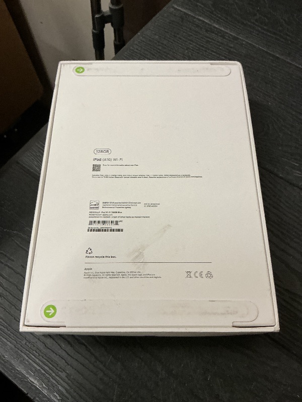 Photo 1 of Apple iPad 11-inch: A16 chip, 11-inch Model, Liquid Retina Display, 128GB, Wi-Fi 6, 12MP Front/12MP Back Camera, Touch ID, All-Day Battery Life — Blue