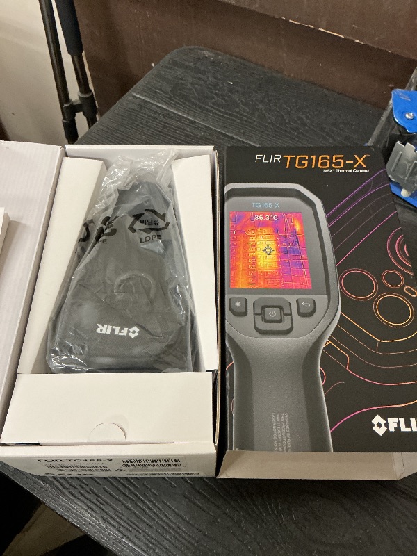 Photo 1 of FLIR TG165-X Thermal Imaging Camera with Bullseye Laser: Commercial Grade Infrared Camera for Building Inspection, HVAC and Electrical