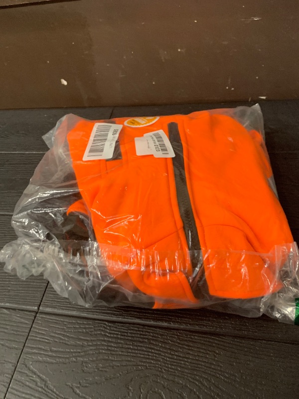 Photo 1 of JORESTECH Hi-Visibility 1/4-Zip Safety Sweater, ANSI/ISEA Compliant Reflective Work Pullover, 100% Polyester