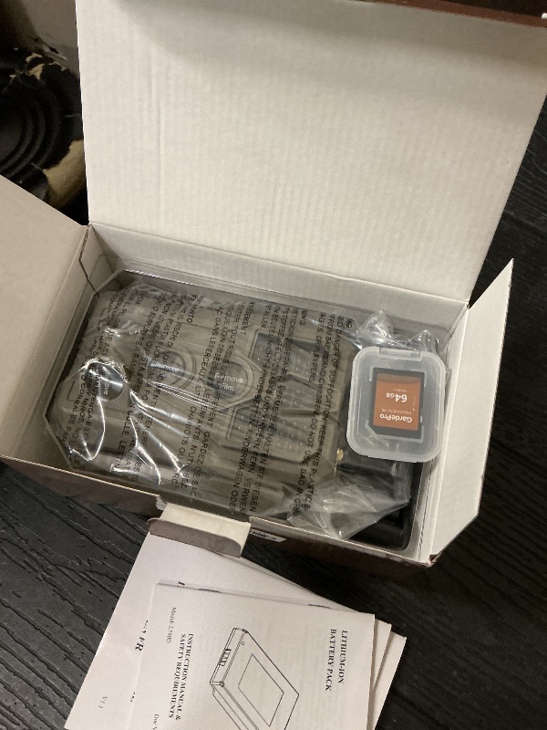 Photo 1 of GardePro E8 2.0 Pro WiFi Trail Camera (Non-Cellular), Dual Antennas, Stable Connection, 4K Video, Rechargeable Battery, 64GB SD Card, On-Site App Viewing, No-Glow Night Vision, Motion Detection