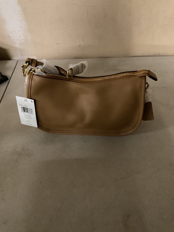 Photo 1 of COACH Natural Grain Leather Waverly Bag