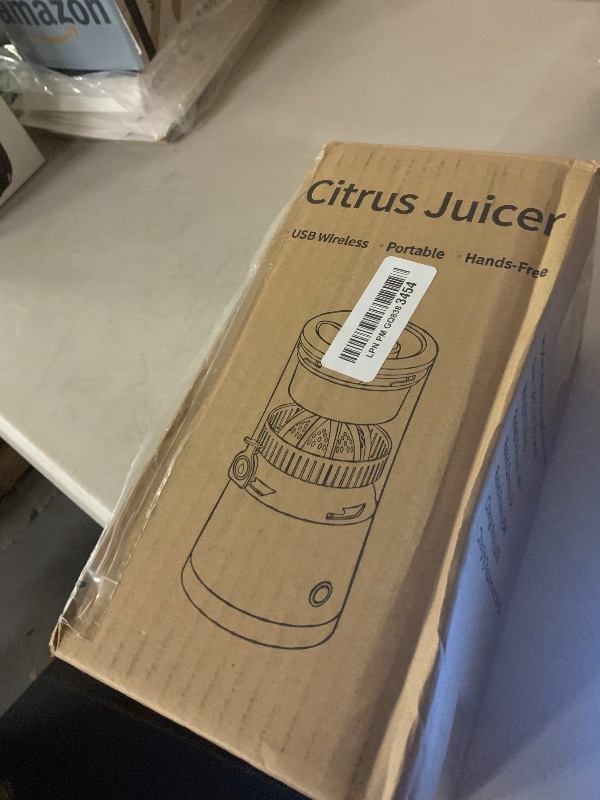 Photo 1 of DUSENHO Electric Citrus Juicer - Rechargeable USB Juicer Machines for Orange, Lemon, Grapefruit