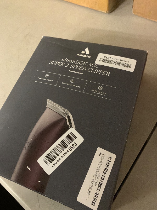 Photo 1 of Andis UltraEdge Super 2-Speed Detachable Blade Clipper, Professional Animal/Dog Grooming, AGC2 (23280)