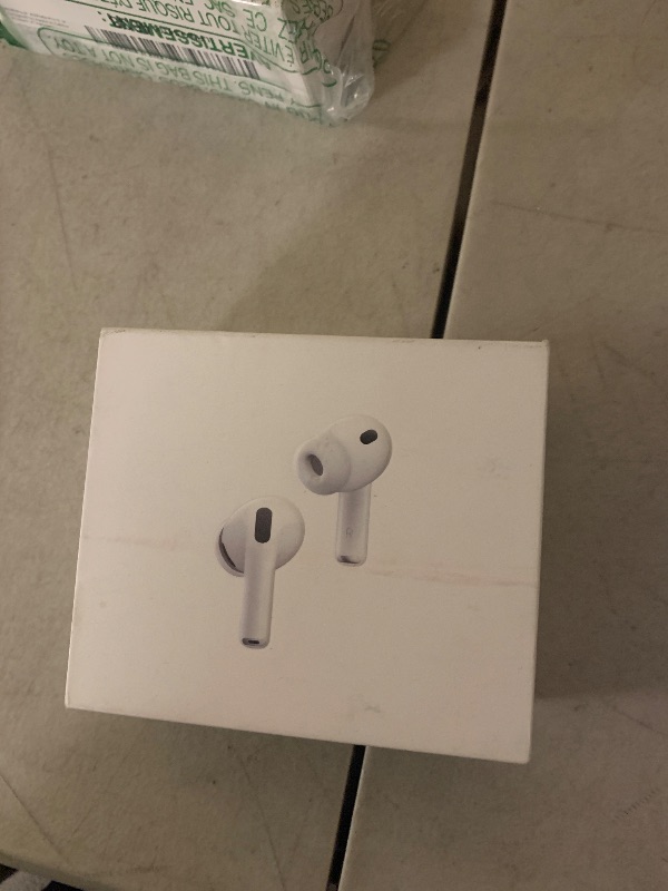 Photo 1 of Apple AirPods Pro 3 Wireless Earbuds, Active Noise Cancellation, Live Translation, Heart Rate Sensing, Hearing Aid Feature, Bluetooth Headphones, Spatial Audio, High-Fidelity Sound, USB-C Charging