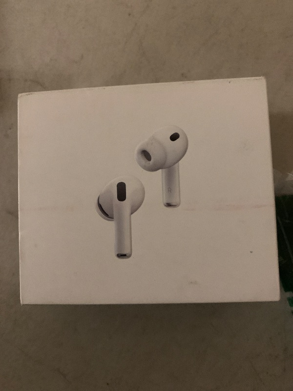 Photo 1 of Apple AirPods Pro 3 Wireless Earbuds, Active Noise Cancellation, Live Translation, Heart Rate Sensing, Hearing Aid Feature, Bluetooth Headphones, Spatial Audio, High-Fidelity Sound, USB-C Charging