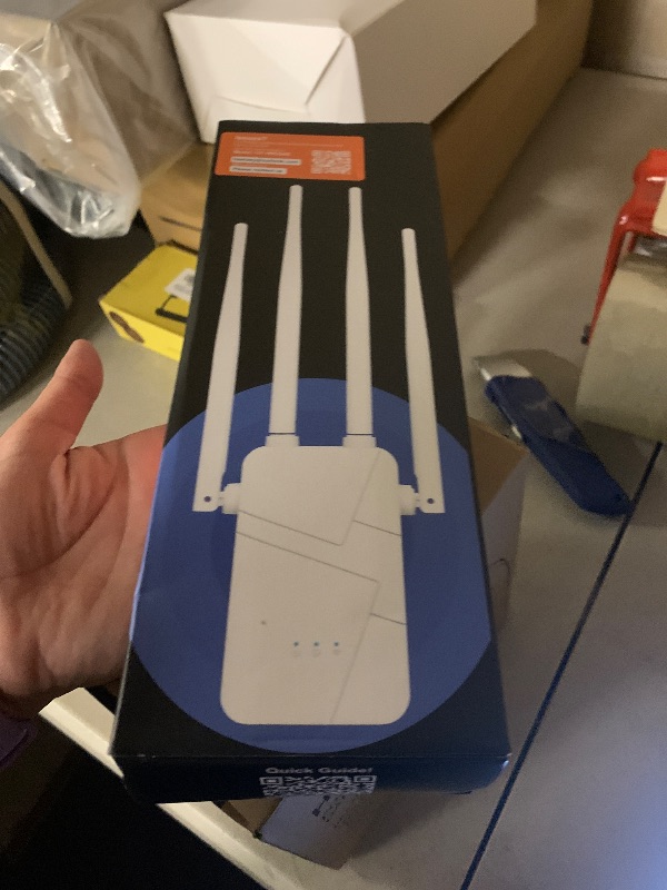 Photo 1 of 2026 WiFi Extender Signal Booster for Home, 15000sq.ft Wireless Internet Repeater, Long Range WiFi Booster and Signal Amplifier w/Ethernet Port, WiFi Router Extender Support 99% Devices, 1-Tap Setup