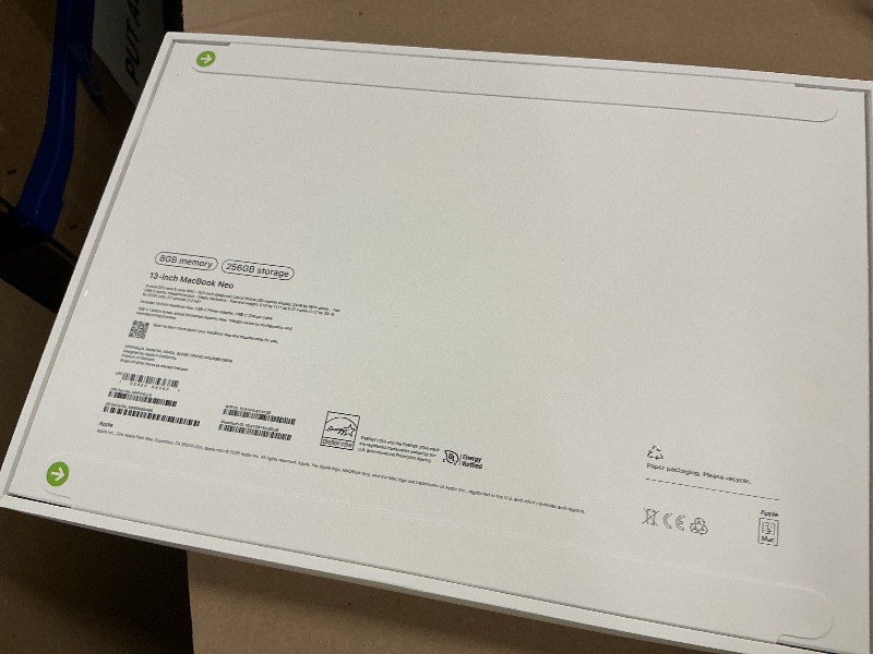 Photo 1 of Apple 2026 MacBook Neo 13-inch Laptop with A18 Pro chip: Built for AI and Apple Intelligence, Liquid Retina Display, 8GB Unified Memory, 256GB SSD Storage, 1080p FaceTime HD Camera; Blush