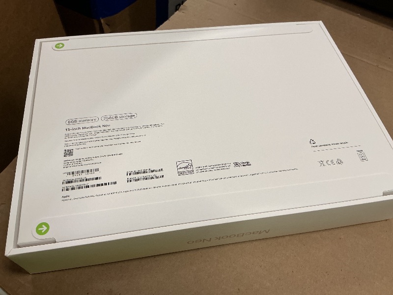 Photo 1 of Apple 2026 MacBook Neo 13-inch Laptop with A18 Pro chip: Built for AI and Apple Intelligence, Liquid Retina Display, 8GB Unified Memory, 256GB SSD Storage, 1080p FaceTime HD Camera; Blush