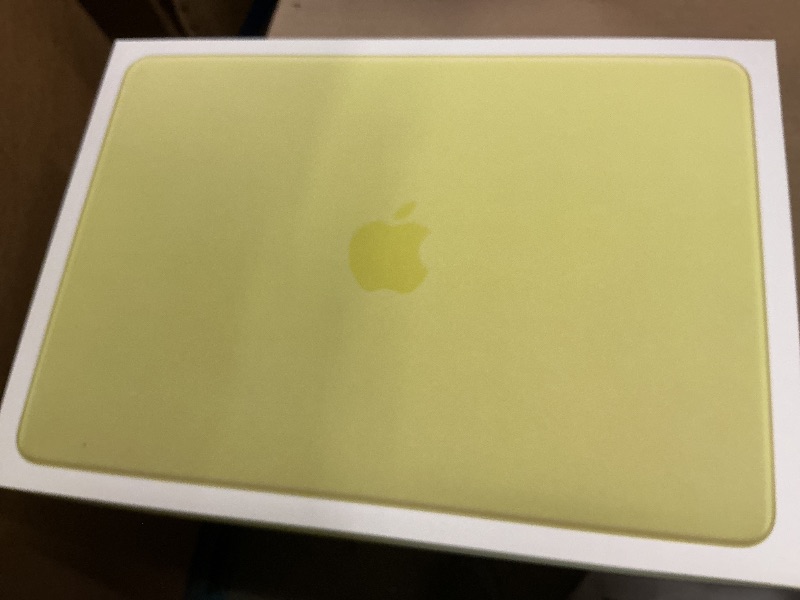Photo 1 of Apple 2026 MacBook Neo 13-inch Laptop with A18 Pro chip: Built for AI and Apple Intelligence, Liquid Retina Display, 8GB Unified Memory, 256GB SSD Storage, 1080p FaceTime HD Camera; Citrus