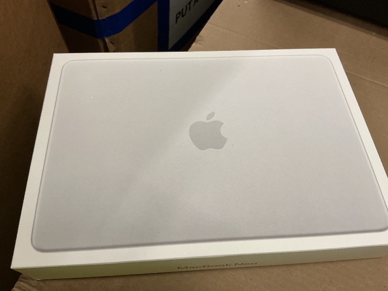 Photo 1 of Apple 2026 MacBook Neo 13-inch Laptop with A18 Pro chip: Built for AI and Apple Intelligence, Liquid Retina Display, 8GB Unified Memory, 256GB SSD Storage, 1080p FaceTime HD Camera; Silver