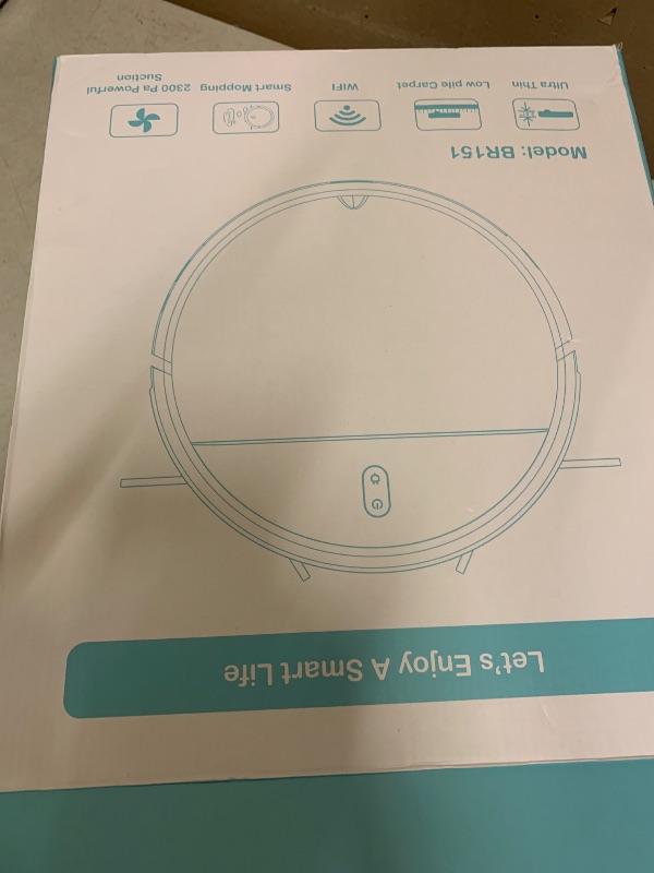 Photo 1 of Robot Vacuum and Mop Combo, 2 in 1 Robot Mop and Vacuum, Robotic Vacuum Cleaner with WiFi/App, 2000Pa Suction, 230ML Water Tank, Self-Charging, Slim, Ideal for Hard Floor, Low Pile Carpet, Pet Hair