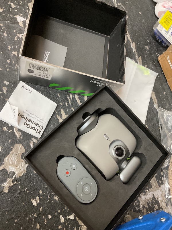 Photo 1 of XbotGo Chameleon AI Auto Sports Action Camera - 4K 60FPS Soccer Camera and Basketball Tracking Camera for Team Sports, Live Streaming, No Subscription, Works with iOS & Android (Lava Graphite)