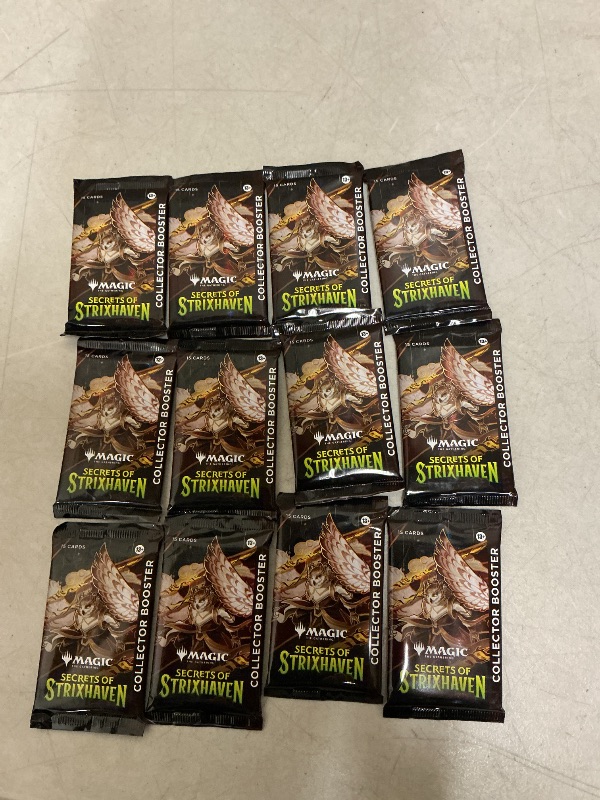 Photo 1 of *SEE DESCRIPTION* Magic: The Gathering Secrets of Strixhaven - Collector Booster Box (12 Packs)