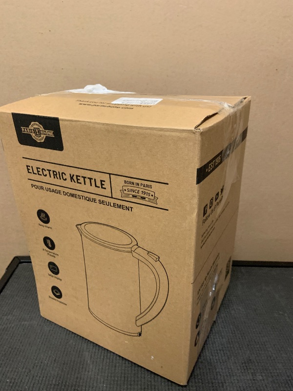 Photo 1 of Electric Kettle Temperature Control, 1.7L Large Electric Tea Kettle, 4H Keep Warm Hot Water Boiler with 6 Presets, LED Screen Electric Kettles for Boiling Water, Boil-Dry Protection, BPA Free