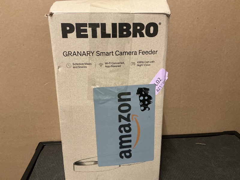 Photo 1 of PETLIBRO Automatic Cat Feeder with Camera, 1080P HD & Night Vision, 5GHz/2.4GHz WiFi & Cam Smart Pet Feeder with App Control, 2-Way Audio, Motion Alerts for Cats & Dogs, Stainless Steel Single Tray