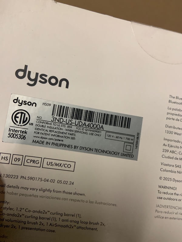 Photo 1 of Dyson Airwrap Co-anda2x Multi-Styler and Dryer Straight+Wavy in Ceramic Pink