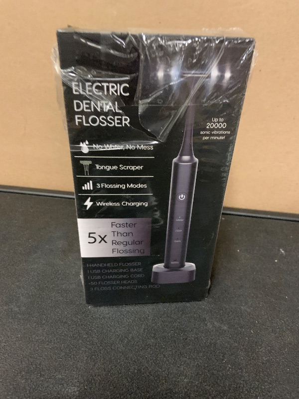 View 2 of Voraiya Electric Flosser for Teeth 50 Replacement Heads, 3-in-1 Wireless Charging Electric Dental Flosser, Dentist Recommended Rechargeable Reusable Magic Flosser for Travel & Adults