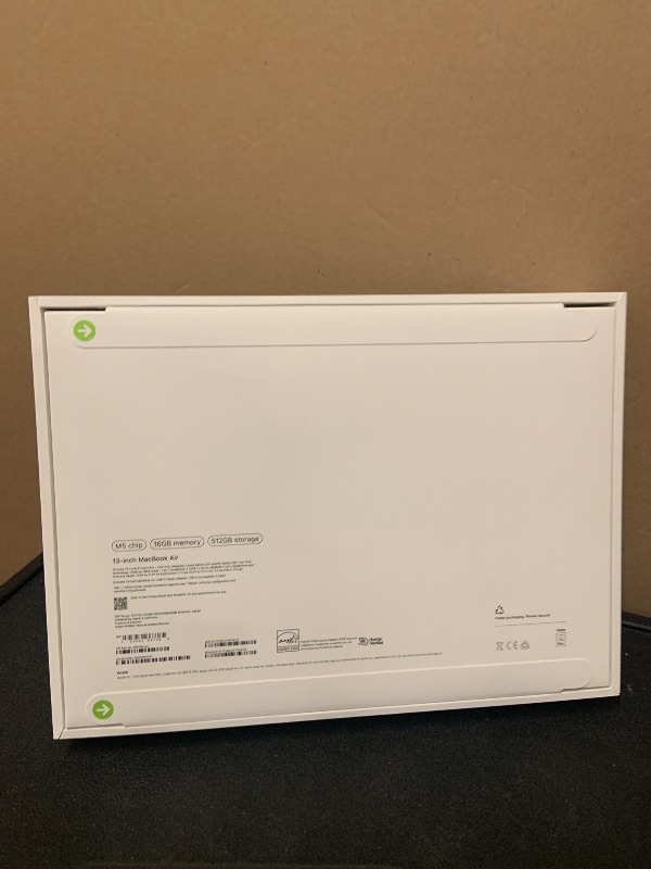 Photo 1 of Apple 2026 MacBook Air 13-inch Laptop with M5 chip: Built for AI, 13.6-inch Liquid Retina Display, 16GB Unified Memory, 512GB SSD, 12MP Center Stage Camera, Touch ID, Wi-Fi 7; Silver