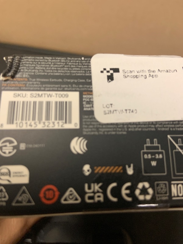 Photo 1 of Skullcandy Method 360 ANC Wireless Earbuds, Sound by Bose, Bluetooth Headphones, Premium Noise Cancelling, Up to 40 Hrs Battery, Sweat and Water Resistant, Microphone for iPhone Android - Leopard