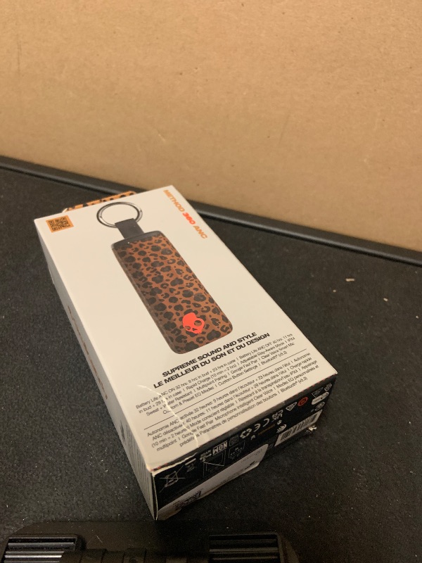 Photo 1 of Skullcandy Method 360 ANC Wireless Earbuds, Sound by Bose, Bluetooth Headphones, Premium Noise Cancelling, Up to 40 Hrs Battery, Sweat and Water Resistant, Microphone for iPhone Android - Leopard