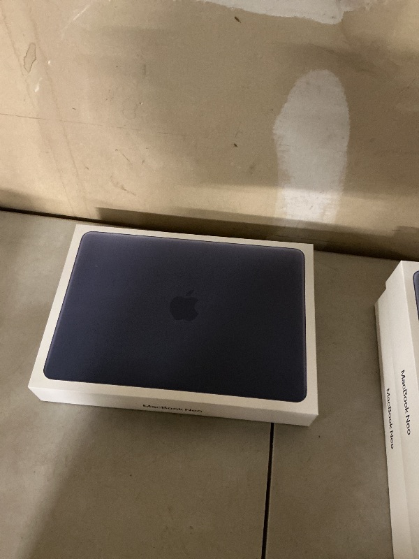 Photo 1 of Apple 2026 MacBook Neo 13-inch Laptop with A18 Pro chip: Built for AI and Apple Intelligence, Liquid Retina Display, 8GB Unified Memory, 512GB SSD Storage, 1080p FaceTime HD Camera, Touch ID; Indigo