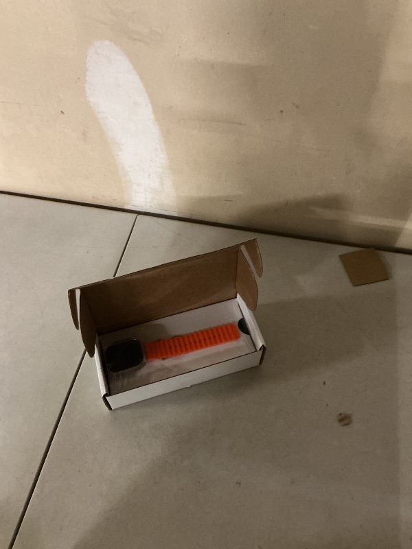 Photo 1 of Apple Watch Ultra 2 [GPS + Cellular, 49mm] - Titanium Case with Orange Ocean Band, One Size (Renewed)
