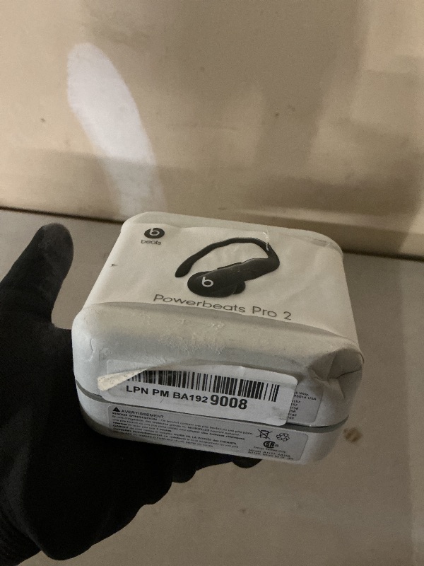 Photo 1 of Beats Powerbeats Pro 2 - Wireless Noise Cancelling Workout Earbuds with Secure- Fit Earhooks, Up to 45-Hour Battery with Charging Case, Sweat & Water Resistant, Heart Rate Monitoring - Jet Black