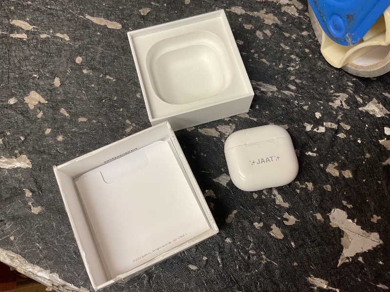 Photo 1 of Apple AirPods 4 Wireless Earbuds, Bluetooth Headphones, with Active Noise Cancellation, Adaptive, Transparency Mode, Personalized Spatial Audio, USB-C Charging Case, Wireless Charging, H2 Chip