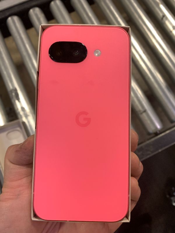 Photo 1 of Google Pixel 9a with Gemini - Unlocked Android Smartphone with Incredible Camera and AI Photo Editing, All-Day Battery, and Powerful Security - Peony - 128 GB