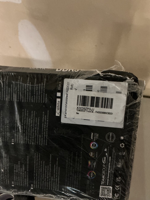 View 3 of TEAMGROUP T-Force Delta RGB DDR5 Ram 32GB (2x16GB) 6000MHz PC5-48000 CL30 Intel XMP 3.0 & AMD Expo Compatible Desktop Memory Module Ram White FF4D532G6000HC30DC01