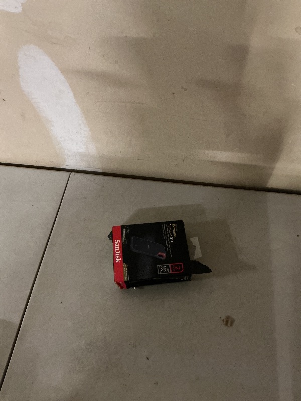 Photo 1 of SANDISK 2TB Extreme Portable SSD (Old Model) - Up to 1050MB/s, USB-C, USB 3.2 Gen 2, IP65 Water and Dust Resistance, Updated Firmware - External Solid State Drive - SDSSDE61-2T00-G25