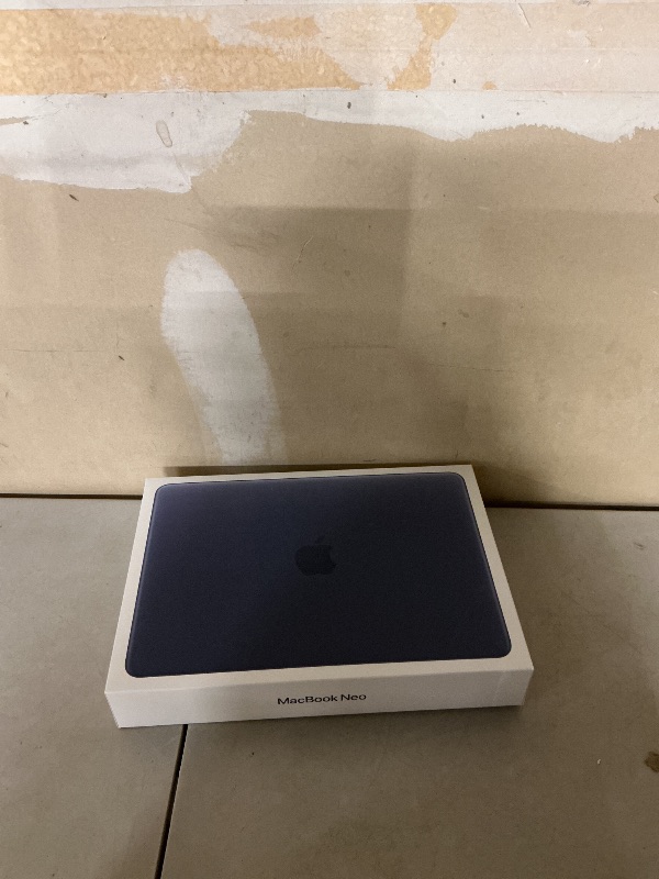 Photo 1 of Apple 2026 MacBook Neo 13-inch Laptop with A18 Pro chip: Built for AI and Apple Intelligence, Liquid Retina Display, 8GB Unified Memory, 512GB SSD Storage, 1080p FaceTime HD Camera, Touch ID; Indigo