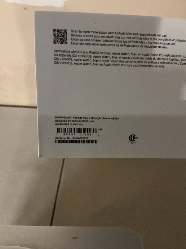 Photo 1 of Apple AirPods Max 2 Wireless Over-Ear Headphones, Active Noise Cancellation, Adaptive Audio, Personalized Spatial Audio, Live Translation, Bluetooth Headphones for iPhone – Midnight