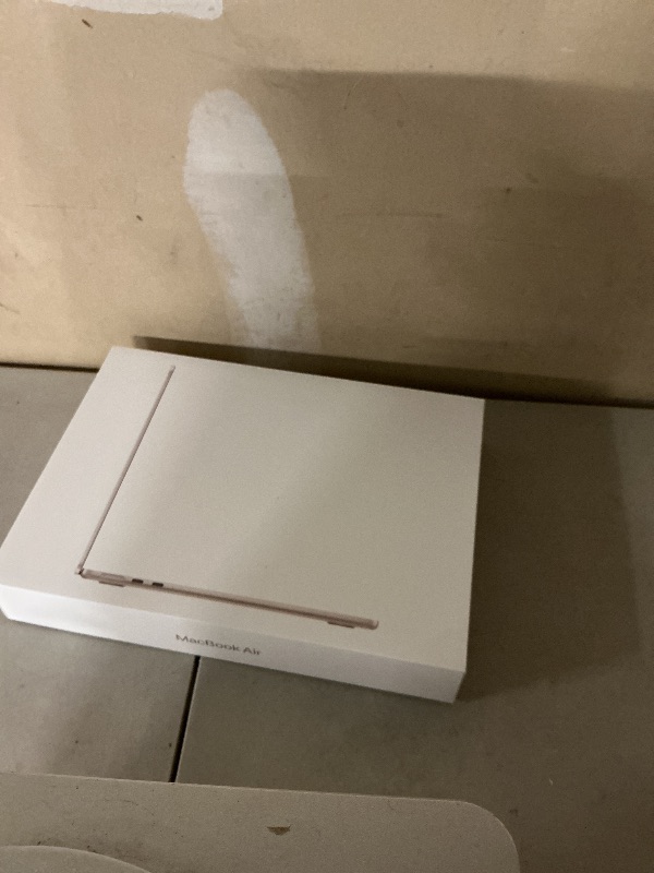 Photo 1 of Apple 2025 MacBook Air 13-inch Laptop with M4 chip: Built for Apple Intelligence, 13.6-inch Liquid Retina Display, 16GB Unified Memory, 256GB SSD Storage, 12MP Center Stage Camera, Touch ID; Starlight