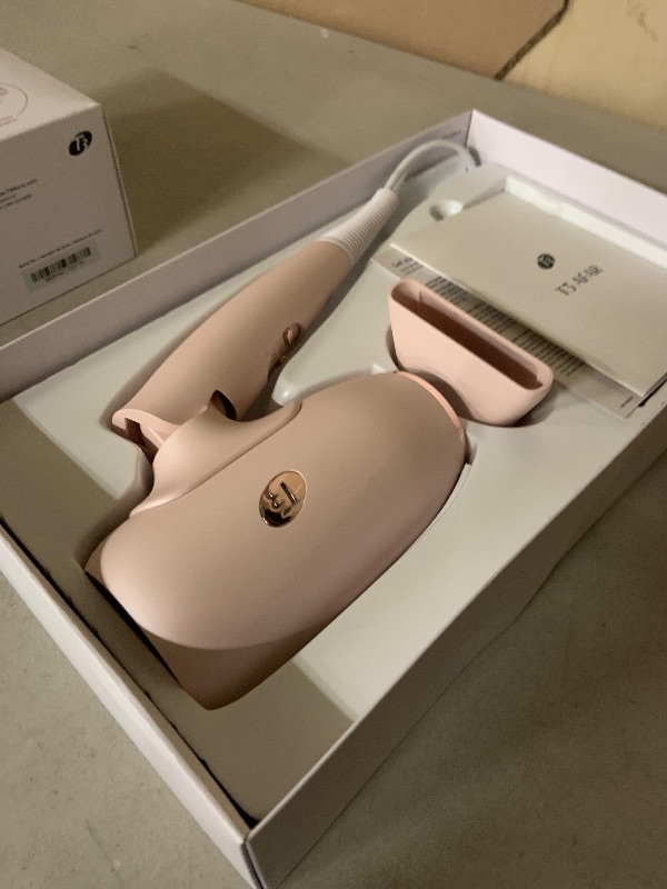 View 2 of T3 Afar Lightweight Travel-Size Hair Dryer with Auto Dual Voltage, Folding Handle, Fast Drying, Lightweight and Ergonomic, Frizz Smoothing, Multiple Heat and Speed Combinations