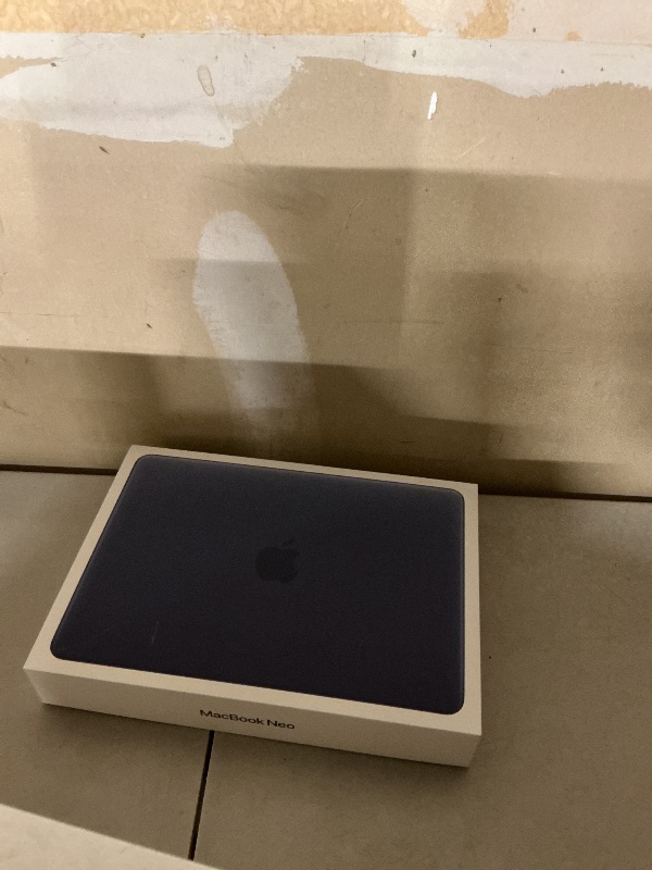 Photo 1 of Apple 2026 MacBook Neo 13-inch Laptop with A18 Pro chip: Built for AI and Apple Intelligence, Liquid Retina Display, 8GB Unified Memory, 256GB SSD Storage, 1080p FaceTime HD Camera; Indigo